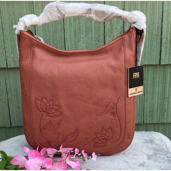 Frye Azariah Leather Convertible Crossbody Shoulder Bag Purse - Picture 1 of 6